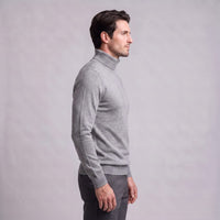 Herren Wollpullover mit Stehkragen | Severin