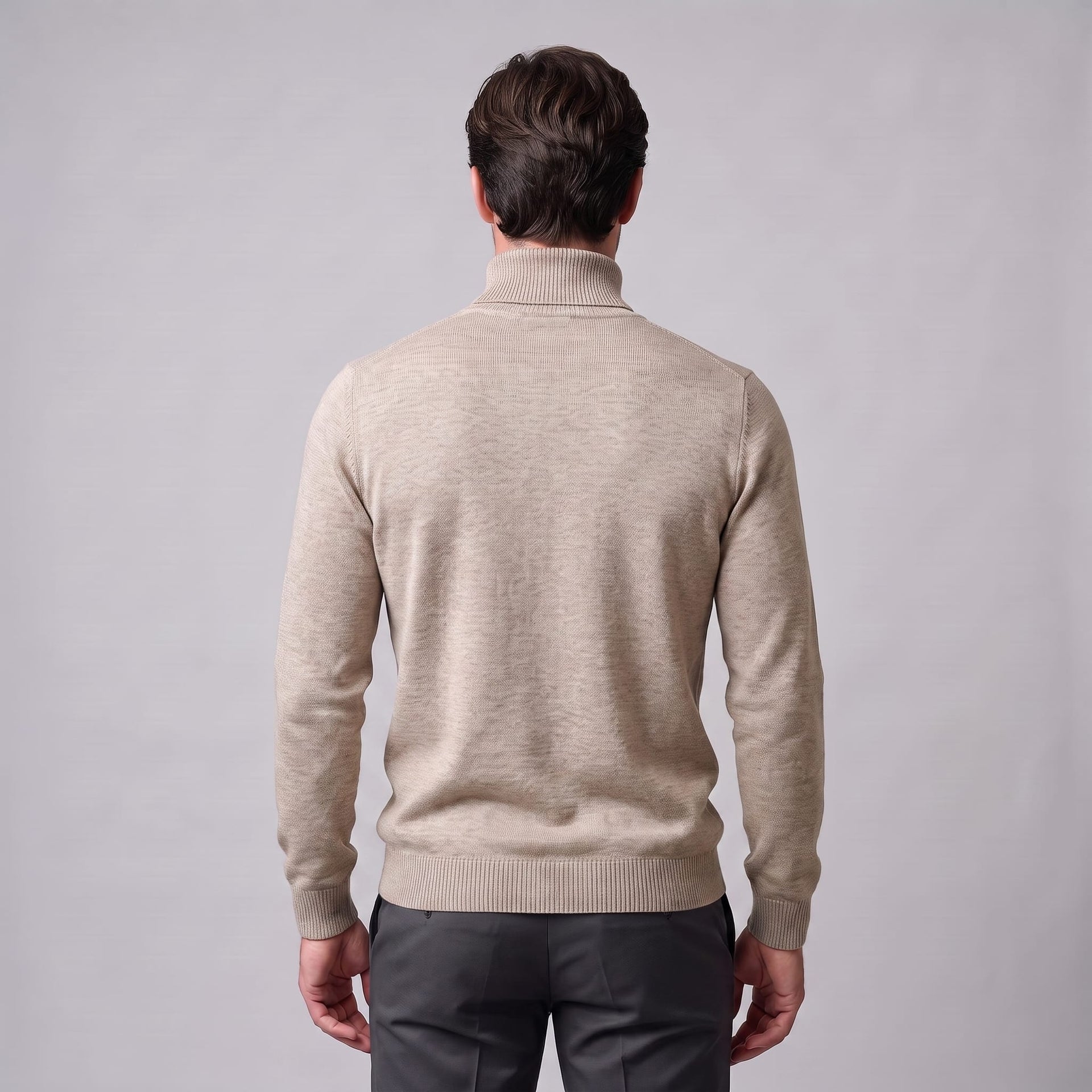 Herren Wollpullover mit Stehkragen | Severin