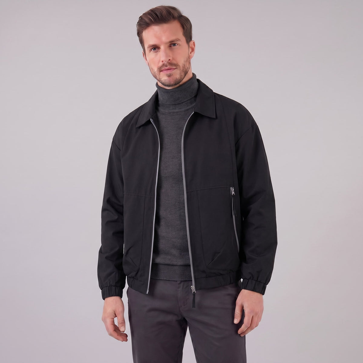 Herren Blouson mit Hemdkragen | Egbert