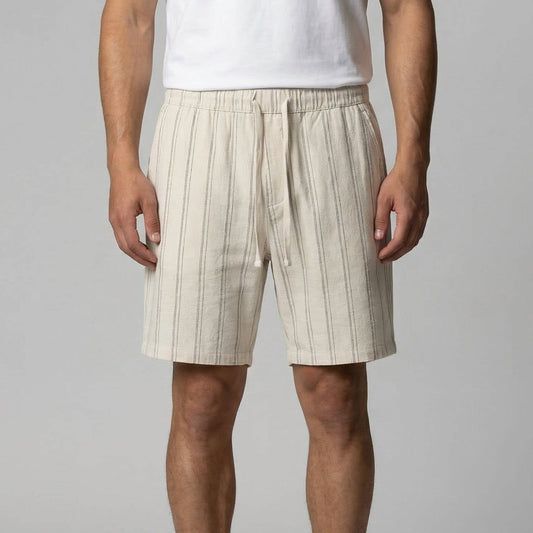 Herren Leinenshorts mit Elastikbund | Ottfried_1