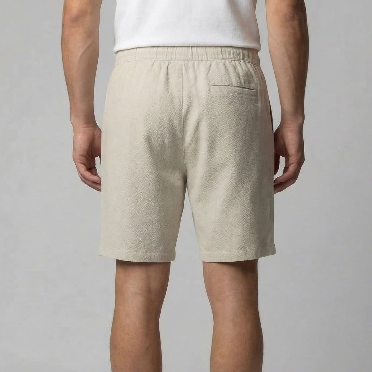 Herren Leinenshorts mit Elastikbund | Ottfried