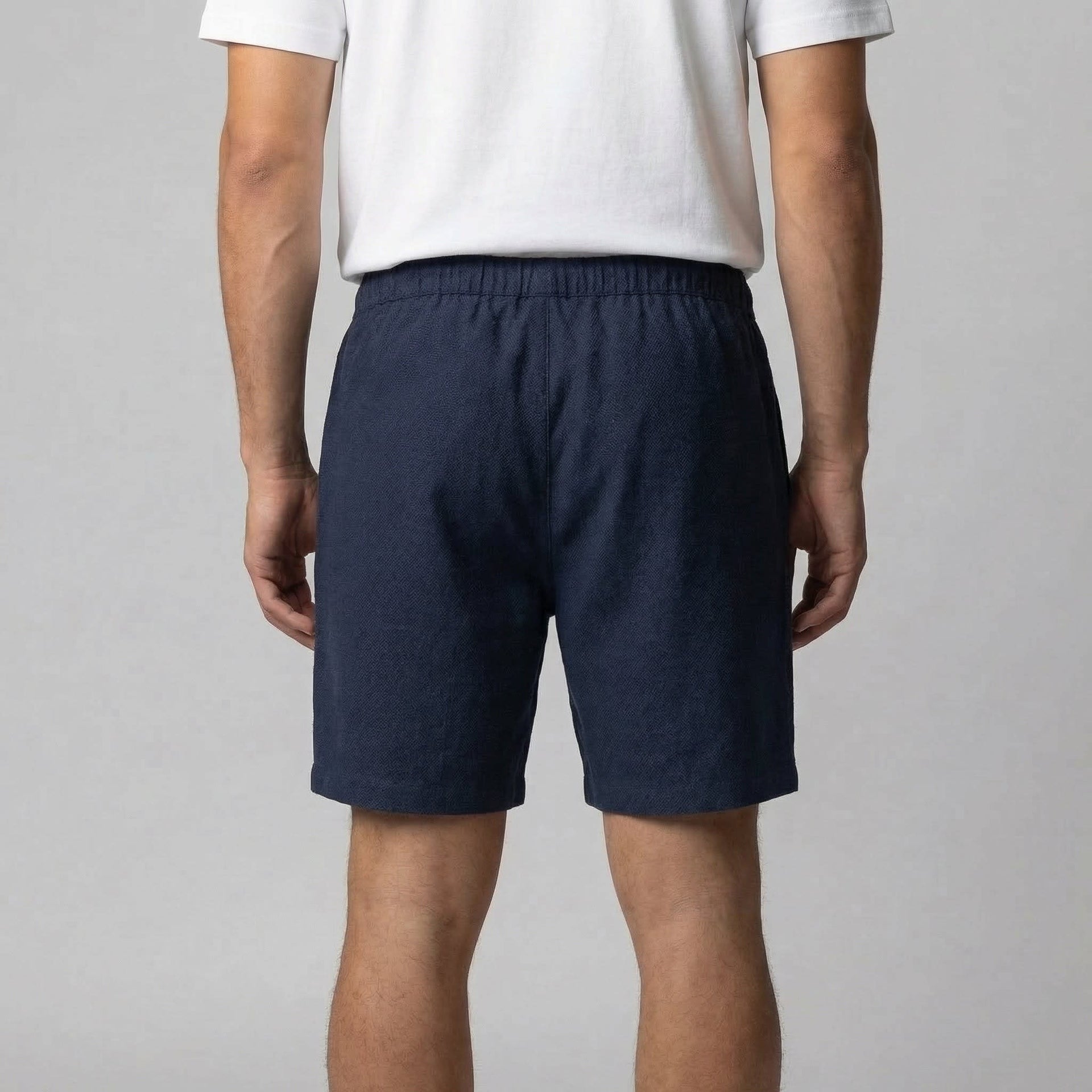 Herren Leinenshorts mit Elastikbund | Ottfried