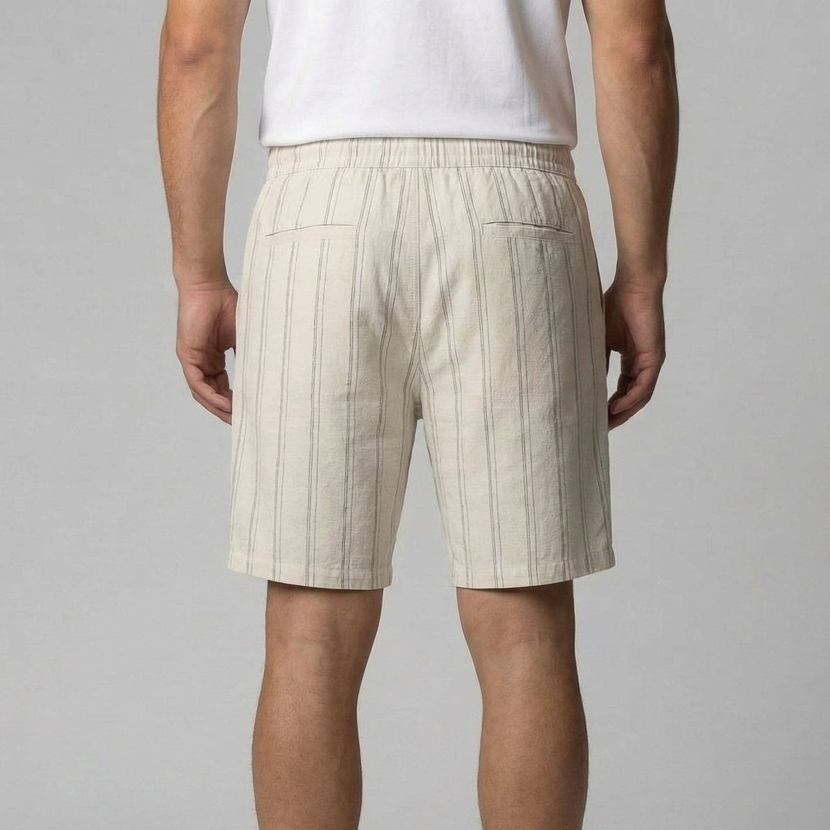 Herren Leinenshorts mit Elastikbund | Ottfried_2