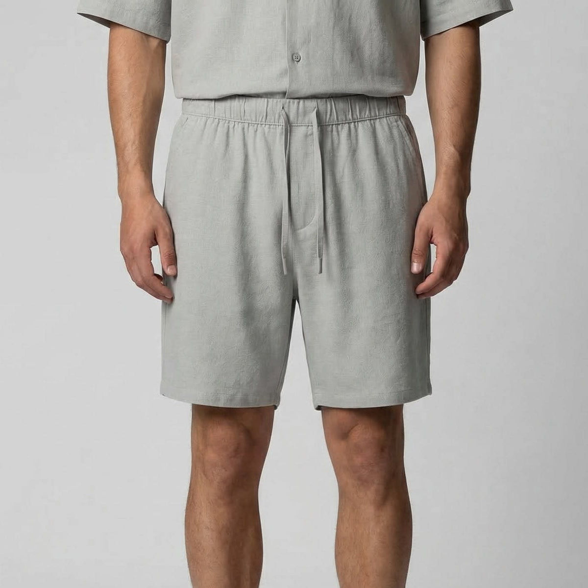 Herren Leinenshorts mit Elastikbund | Ottfried