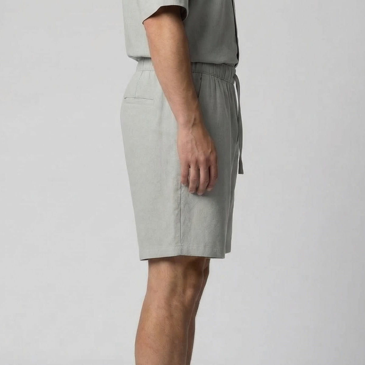 Herren Leinenshorts mit Elastikbund | Ottfried_8
