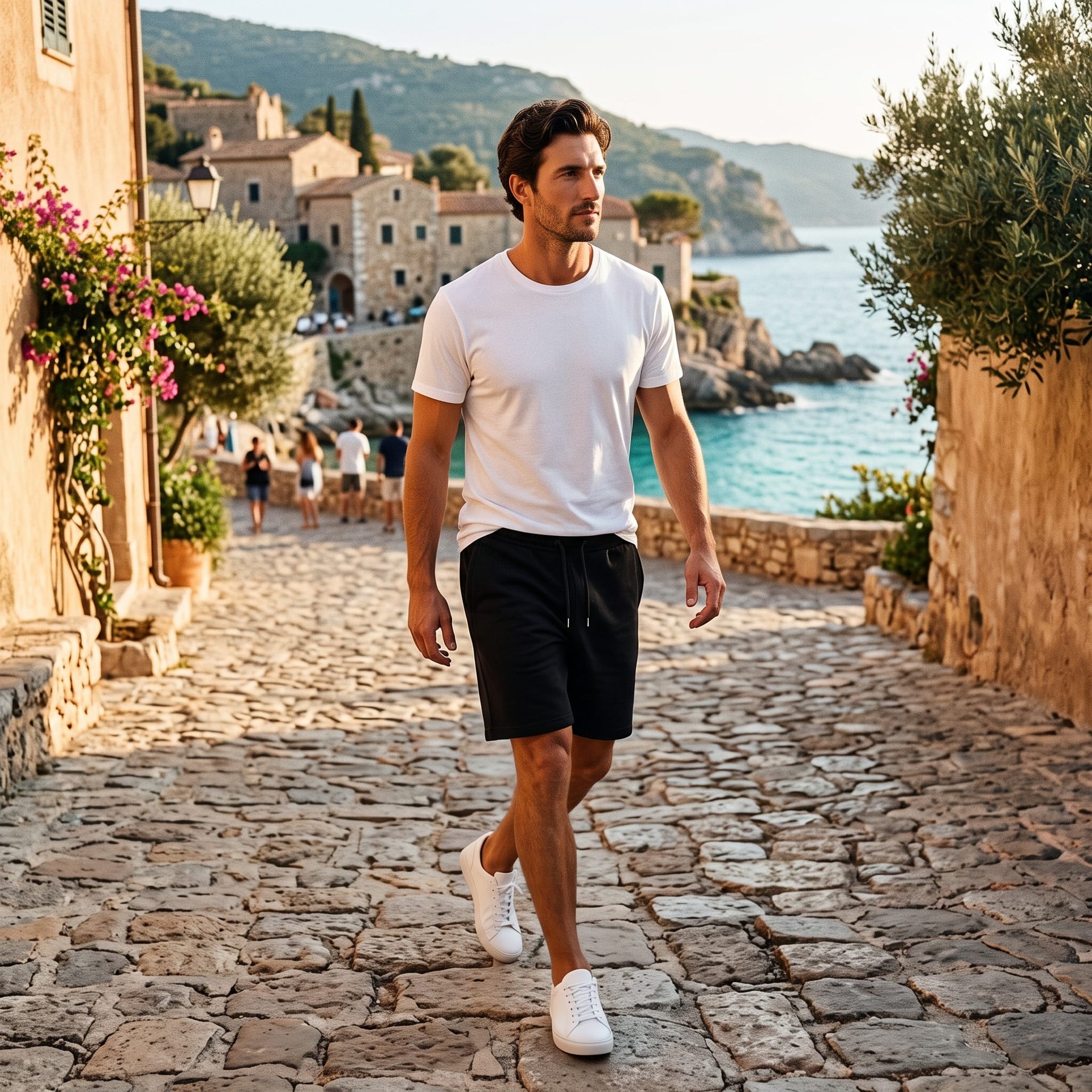Herren Sweatshorts mit Kordelzug | Benno
