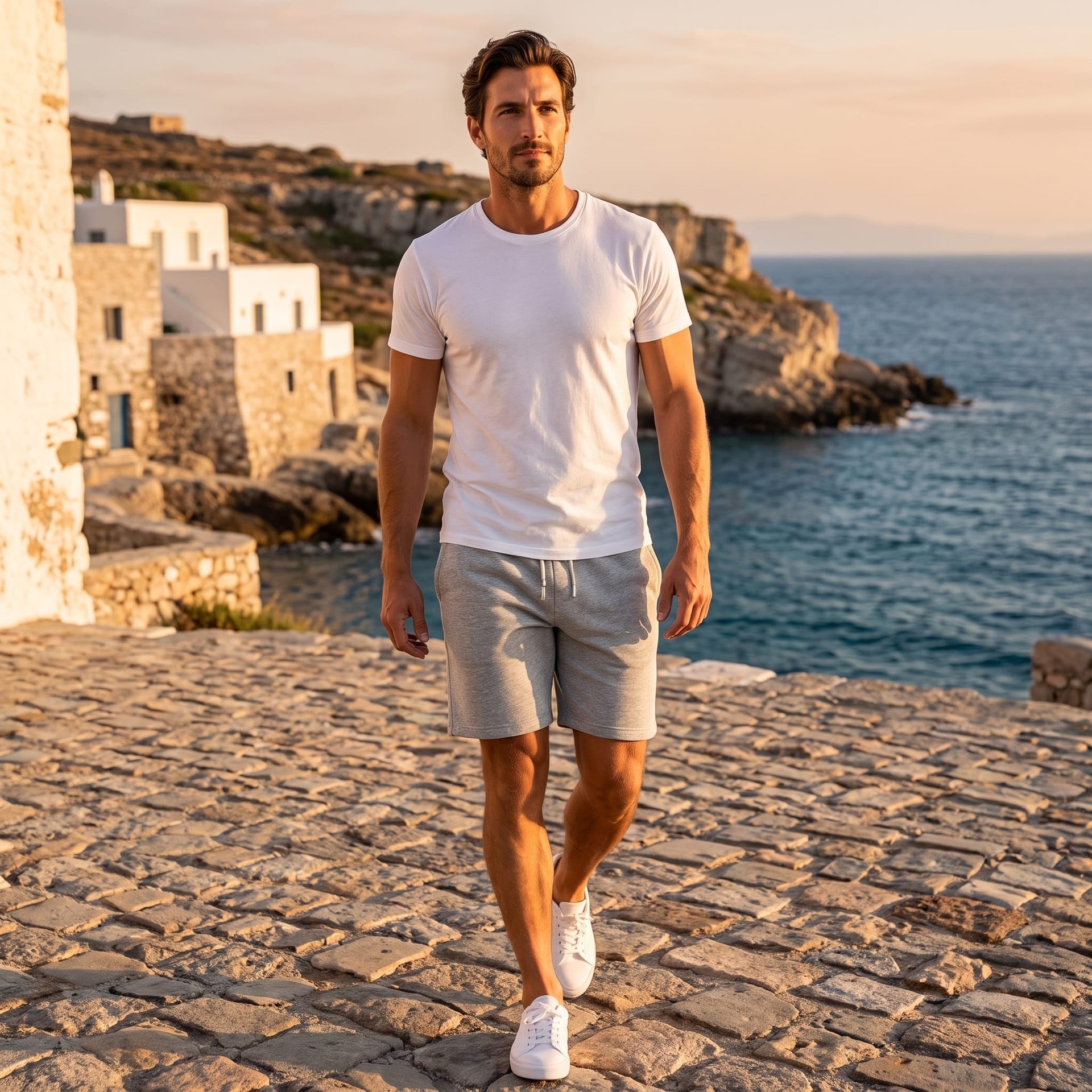 Herren Sweatshorts mit Kordelzug | Benno