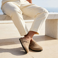 Herren Clogs mit Schnallenriemen | Heimo