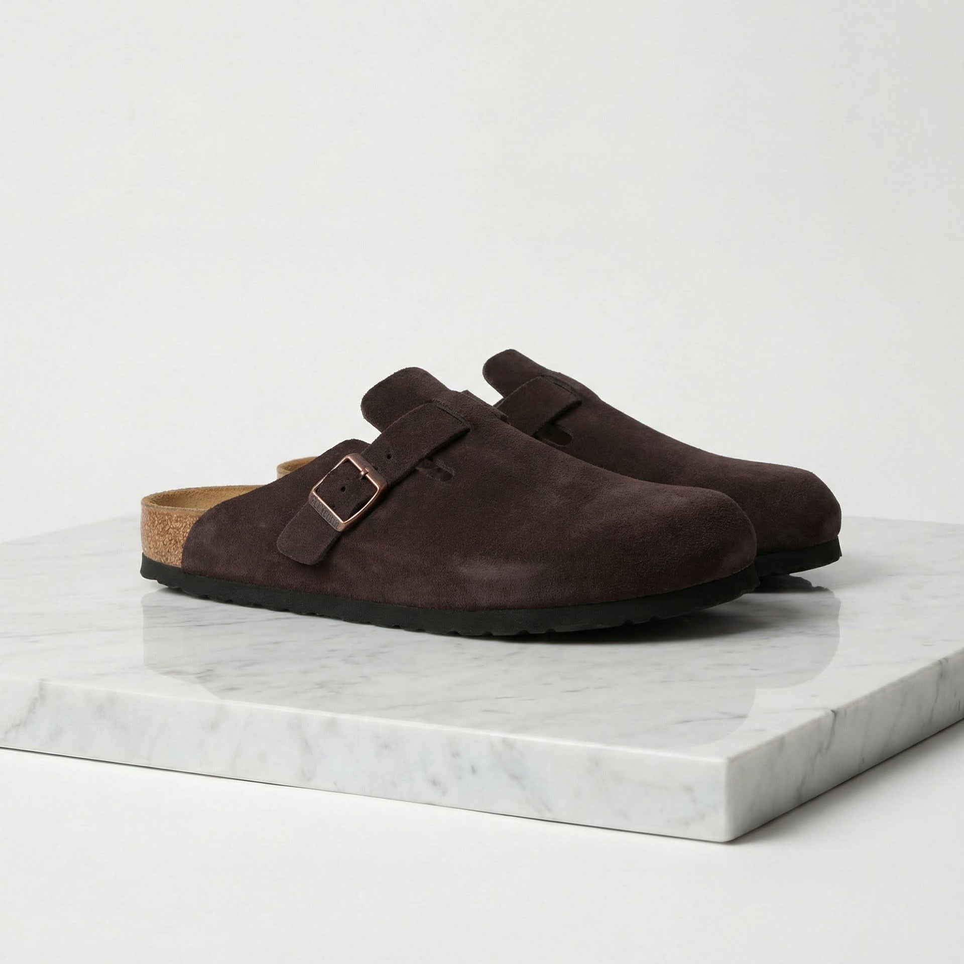 Herren Clogs mit Schnallenriemen | Heimo