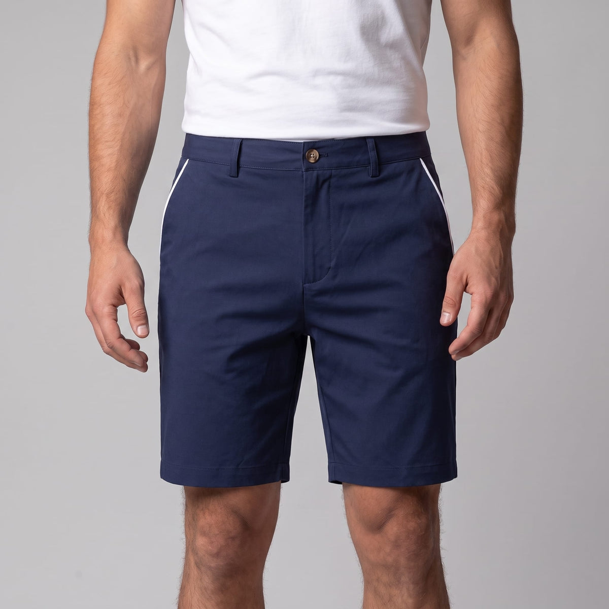 Herren Chinoshorts mit Kontrastpaspel | Ottokar