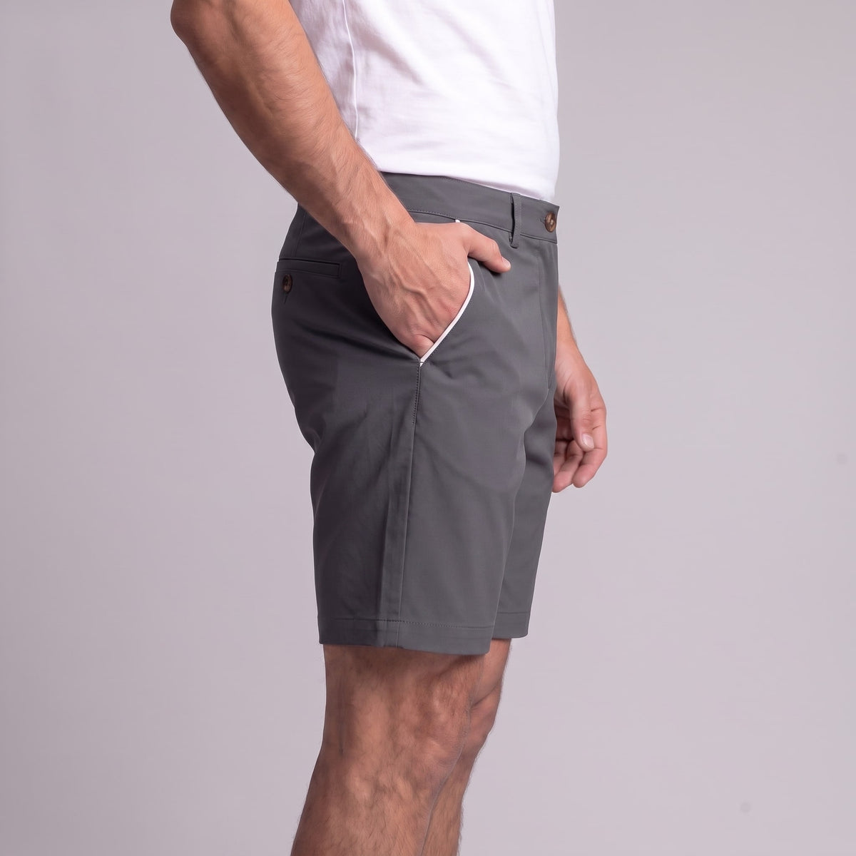 Herren Chinoshorts mit Kontrastpaspel | Ottokar