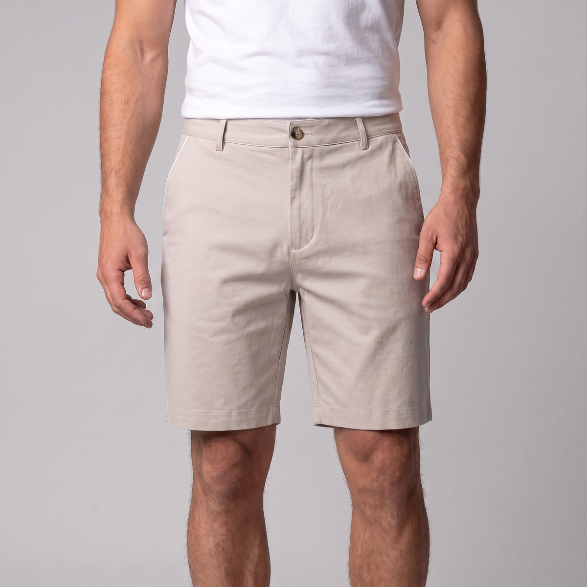 Herren Chinoshorts mit Kontrastpaspel | Ottokar