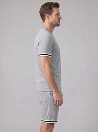 Herren Jerseyset mit Kontrastbündchen | Adelbert