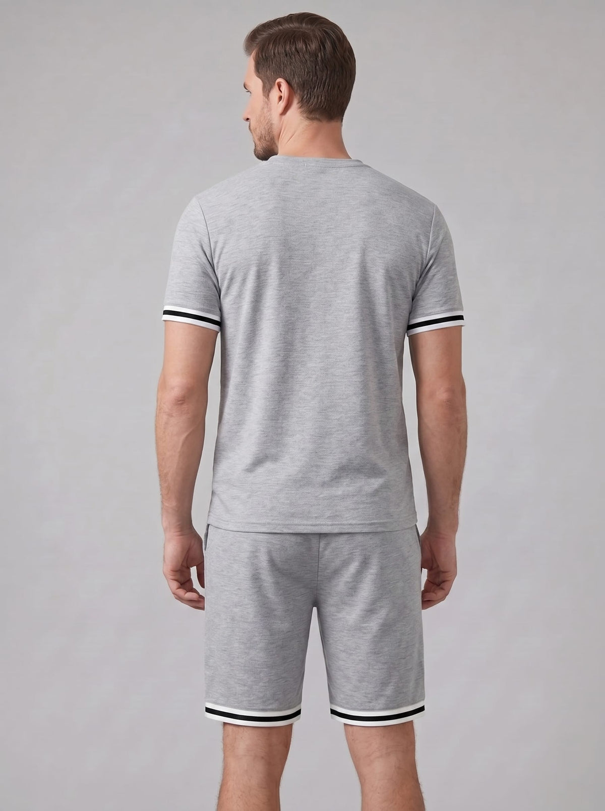 Herren Jerseyset mit Kontrastbündchen | Adelbert_14
