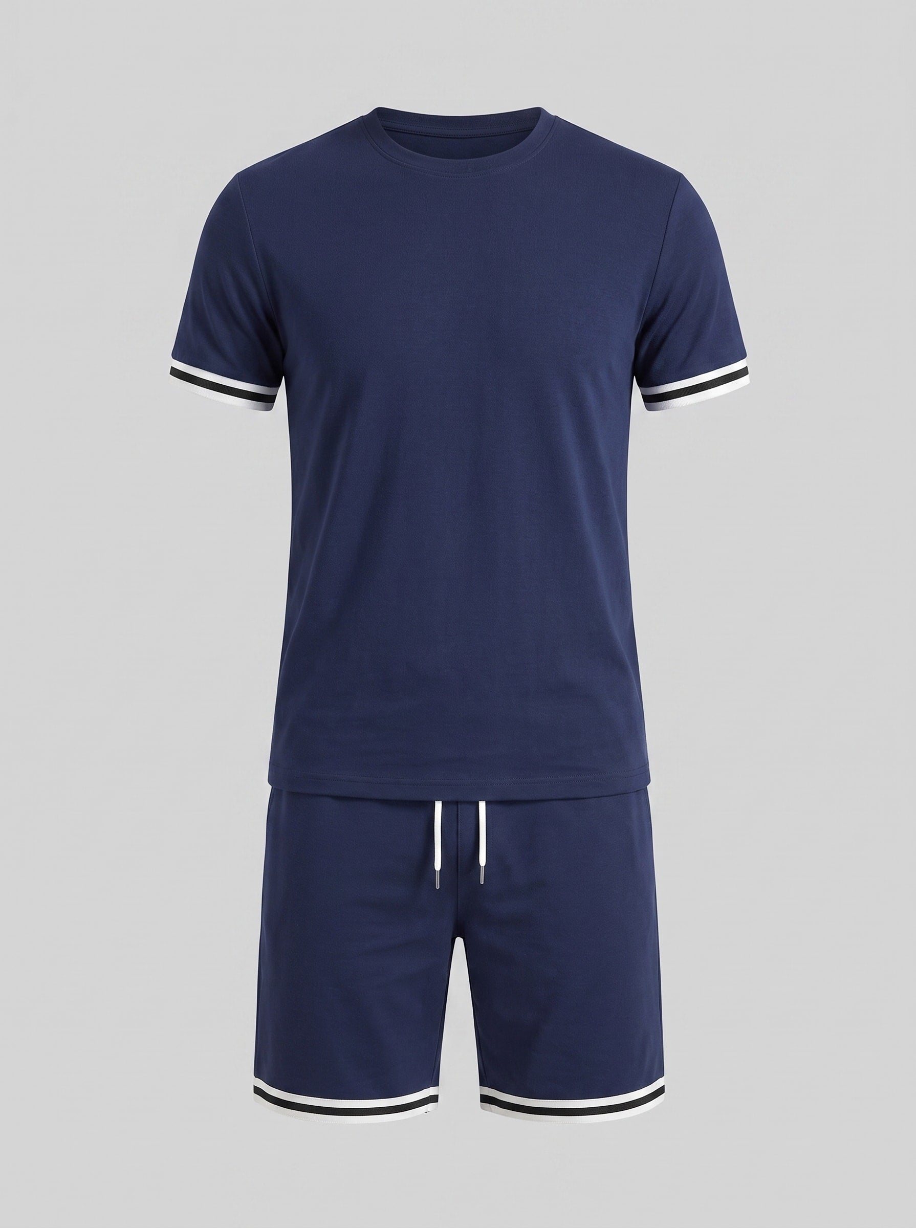 Herren Jerseyset mit Kontrastbündchen | Adelbert