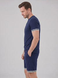 Herren Jerseyset mit Kontrastbündchen | Adelbert