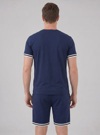 Herren Jerseyset mit Kontrastbündchen | Adelbert