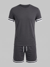 Herren Jerseyset mit Kontrastbündchen | Adelbert