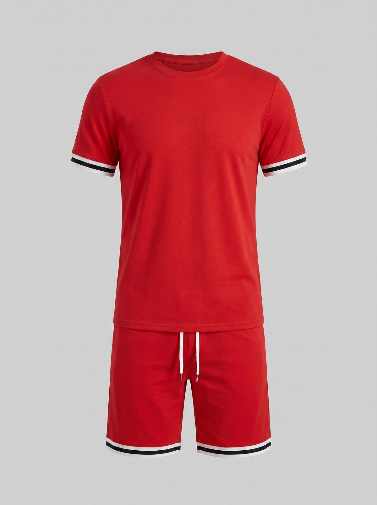Herren Jerseyset mit Kontrastbündchen | Adelbert_21