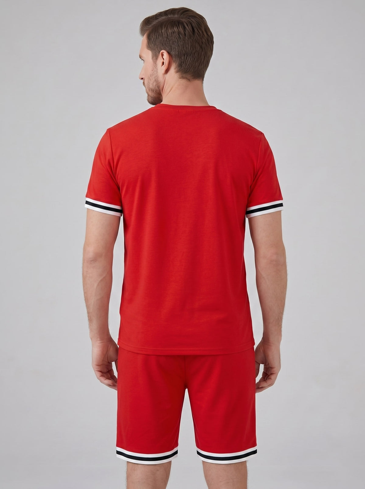 Herren Jerseyset mit Kontrastbündchen | Adelbert