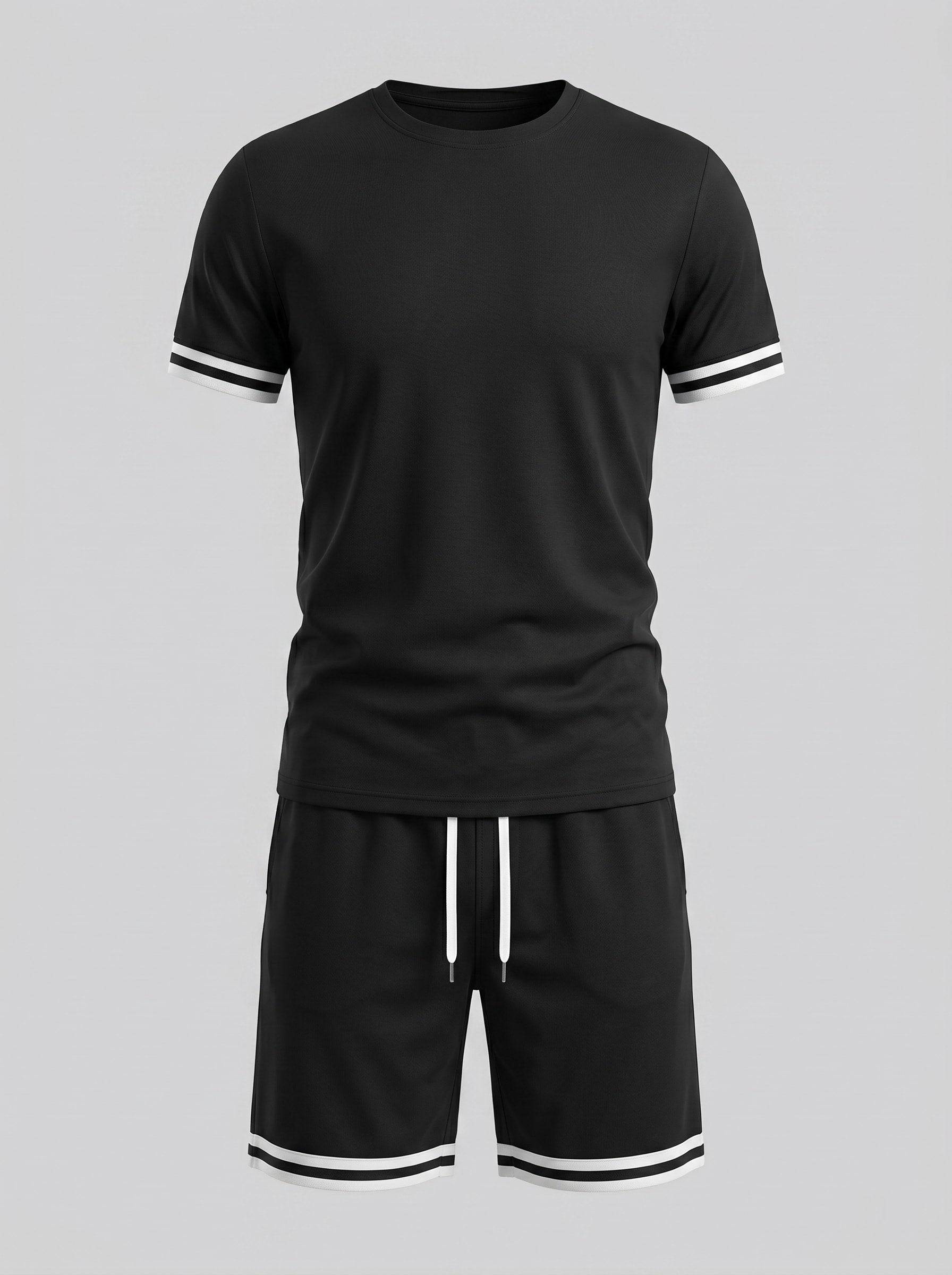 Herren Jerseyset mit Kontrastbündchen | Adelbert