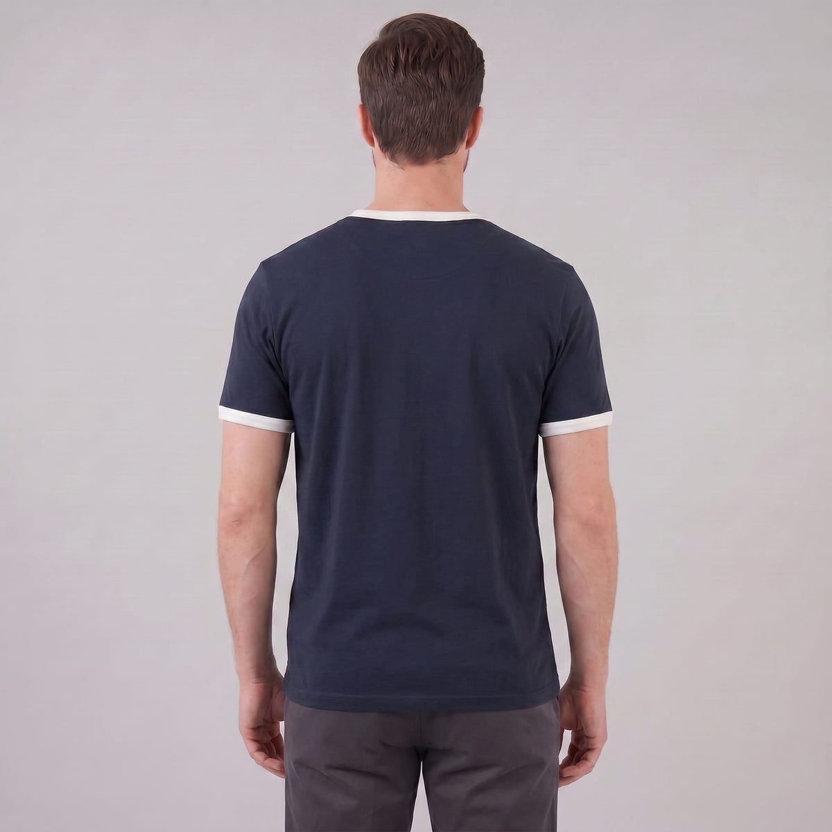 Herren Ringer-T-Shirt mit Kontrastbündchen | Reinhold_3