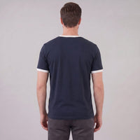 Herren Ringer-T-Shirt mit Kontrastbündchen | Reinhold