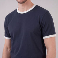 Herren Ringer-T-Shirt mit Kontrastbündchen | Reinhold