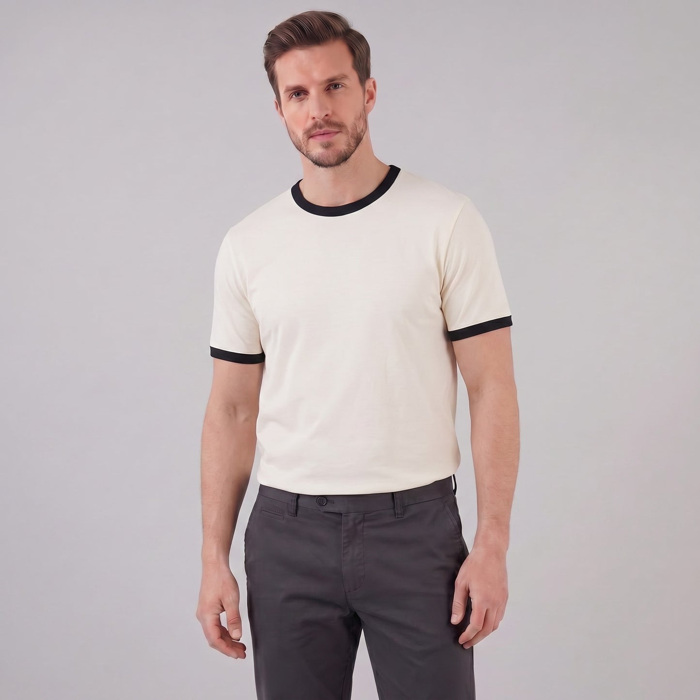 Herren Ringer-T-Shirt mit Kontrastbündchen | Reinhold_6