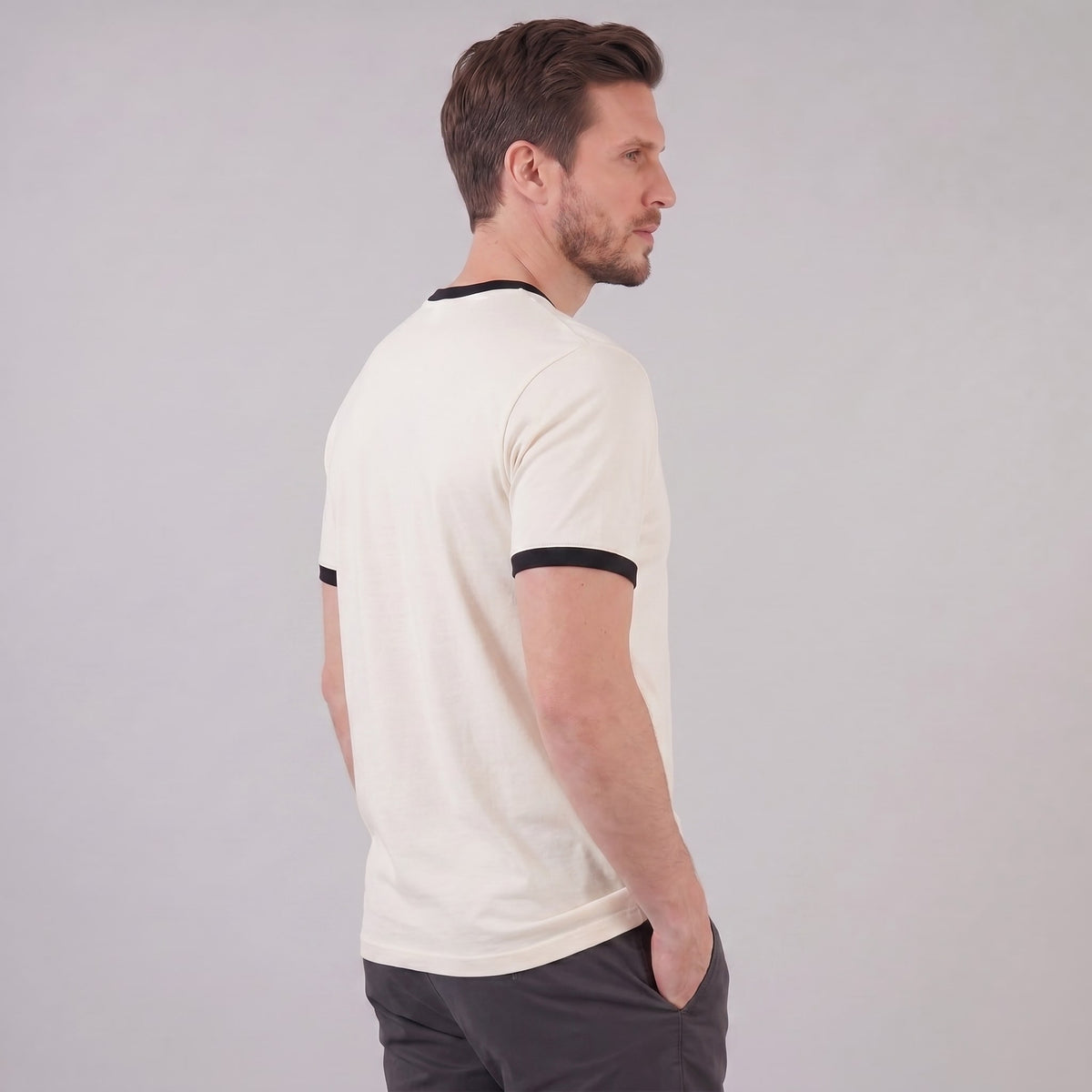 Herren Ringer-T-Shirt mit Kontrastbündchen | Reinhold_7