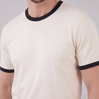Herren Ringer-T-Shirt mit Kontrastbündchen | Reinhold