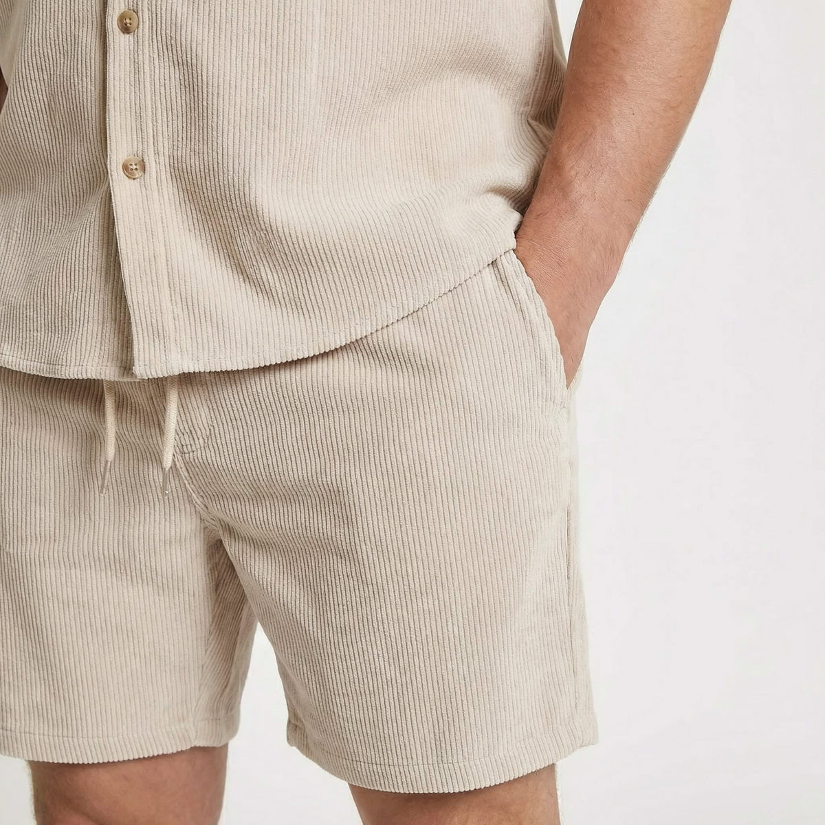 Herren Cordset mit Kurzarmhemd | Alexander_4