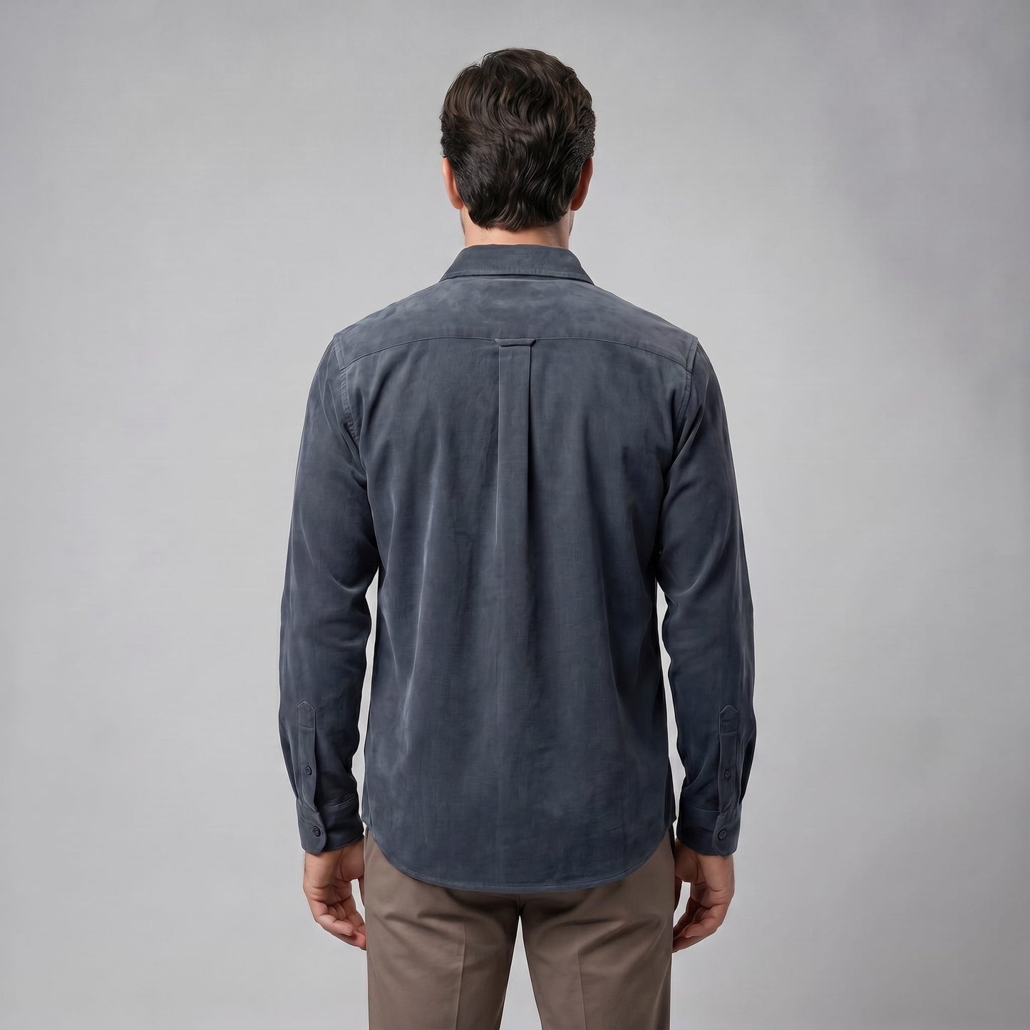 Herren Cordhemd Langarm mit Brusttasche | Achim_14