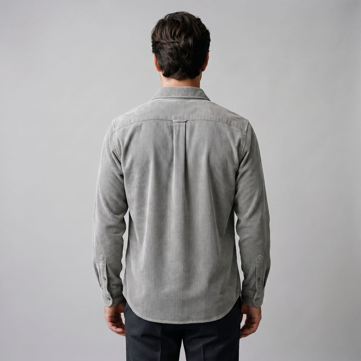Herren Cordhemd Langarm mit Brusttasche | Achim_4