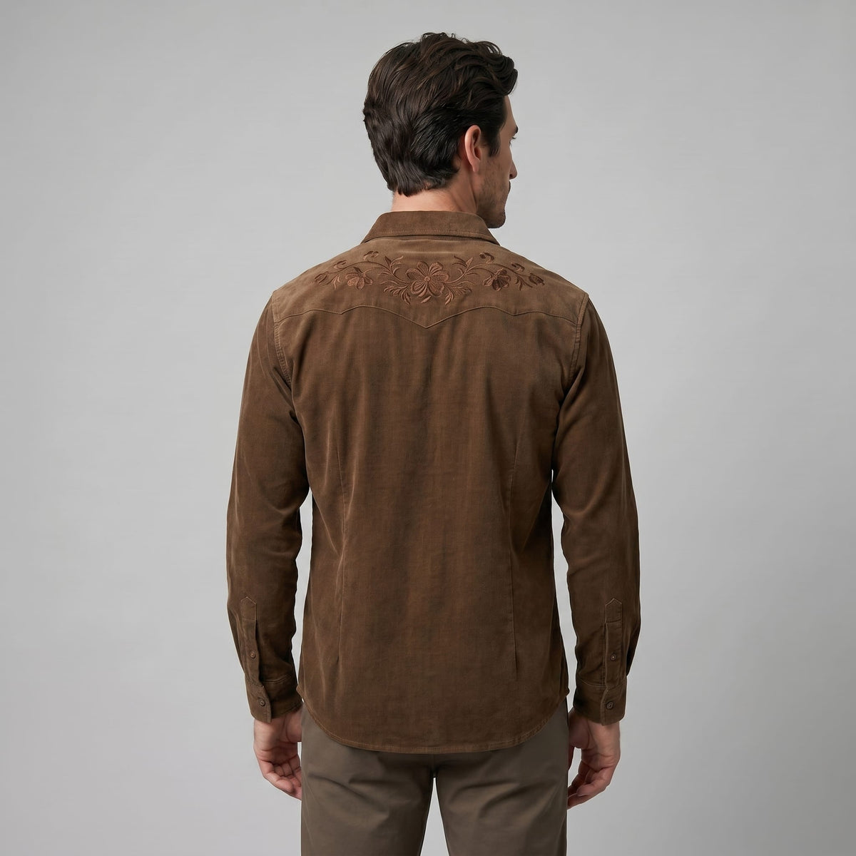 Herren Cordhemd Langarm mit Brusttasche | Achim