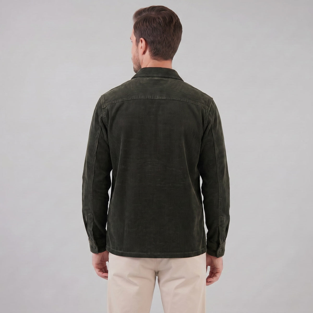 Herren Cordhemdjacke mit Brusttaschen | Thorben