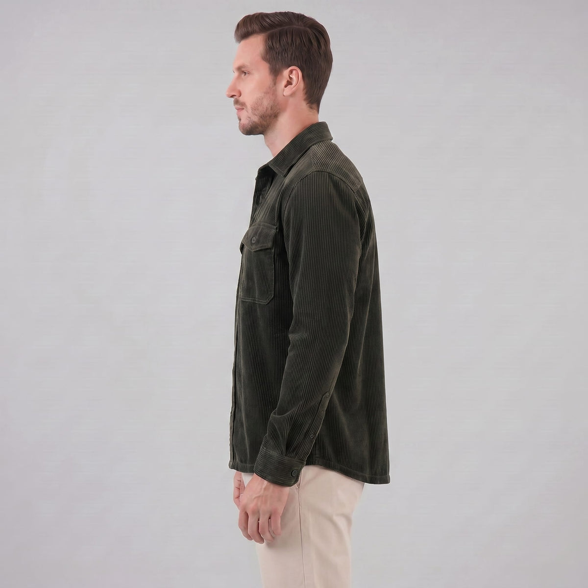 Herren Cordhemdjacke mit Brusttaschen | Thorben_4