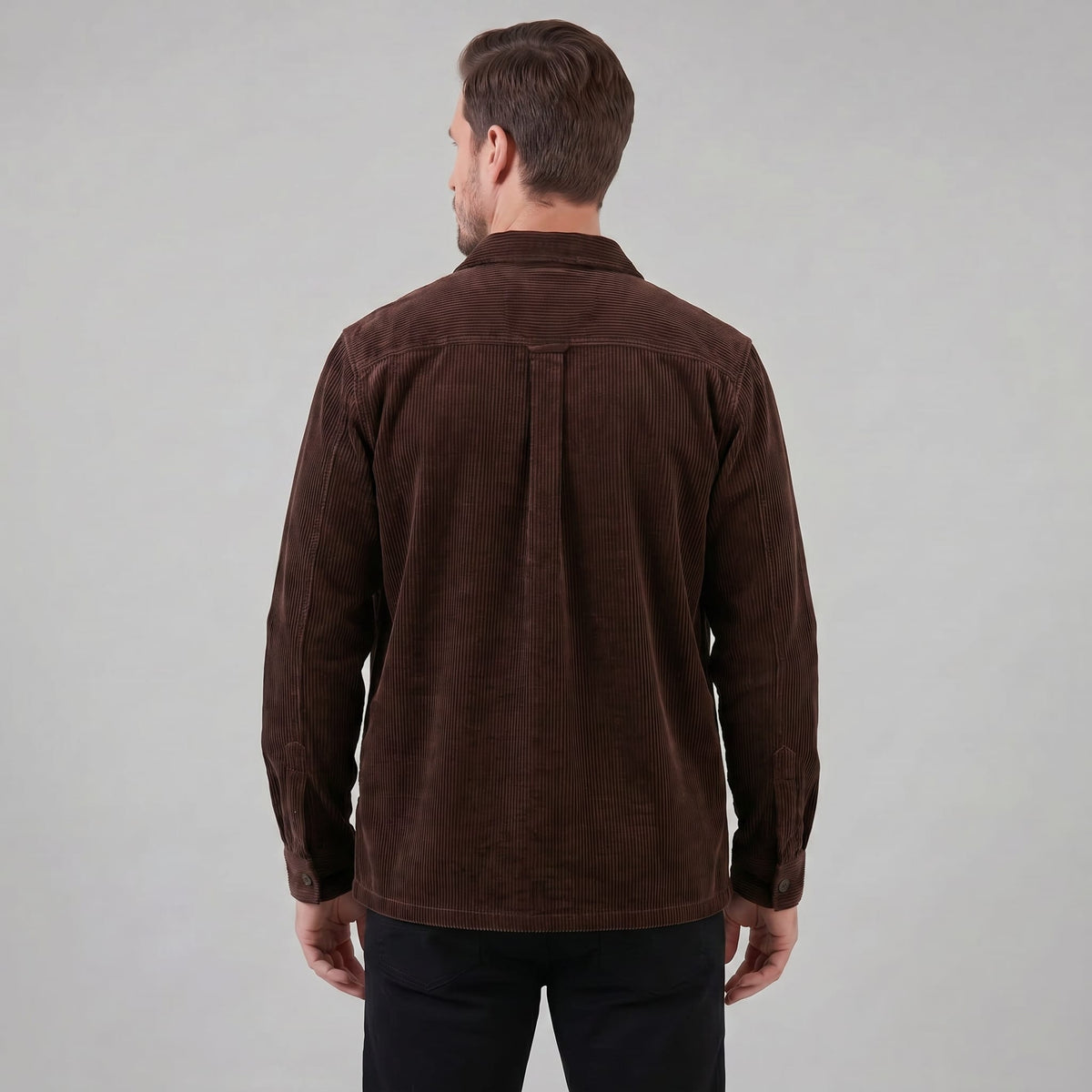 Herren Cordhemdjacke mit Brusttaschen | Thorben