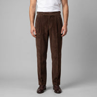 Herren Cordhose mit Bundfalten und Aufschlag | Vitus
