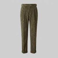 Herren Cordhose mit Bundfalten und Aufschlag | Vitus