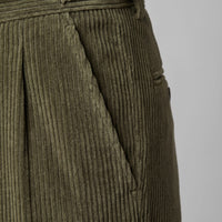 Herren Cordhose mit Bundfalten und Aufschlag | Vitus