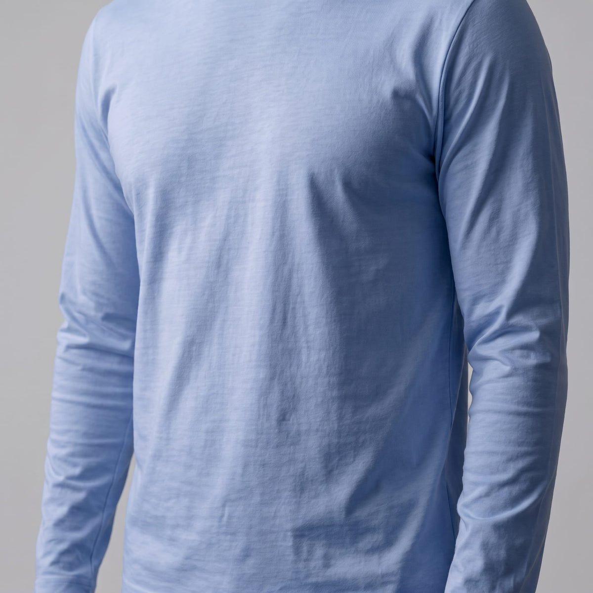 Herren Baumwollshirt Langarm mit Rundhalsausschnitt | Gilbert_11