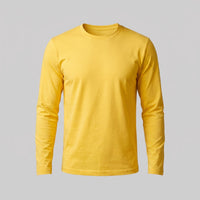 Herren Baumwollshirt Langarm mit Rundhalsausschnitt | Gilbert