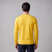 Herren Baumwollshirt Langarm mit Rundhalsausschnitt | Gilbert