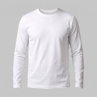 Herren Baumwollshirt Langarm mit Rundhalsausschnitt | Gilbert