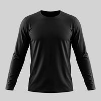 Herren Baumwollshirt Langarm mit Rundhalsausschnitt | Gilbert