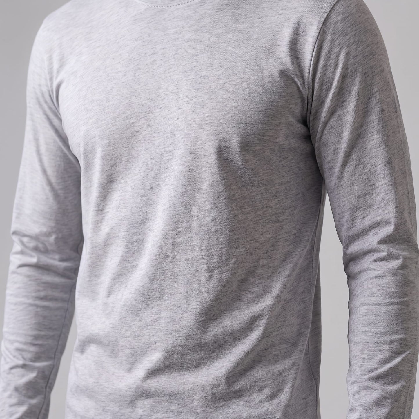 Herren Baumwollshirt Langarm mit Rundhalsausschnitt | Gilbert_41