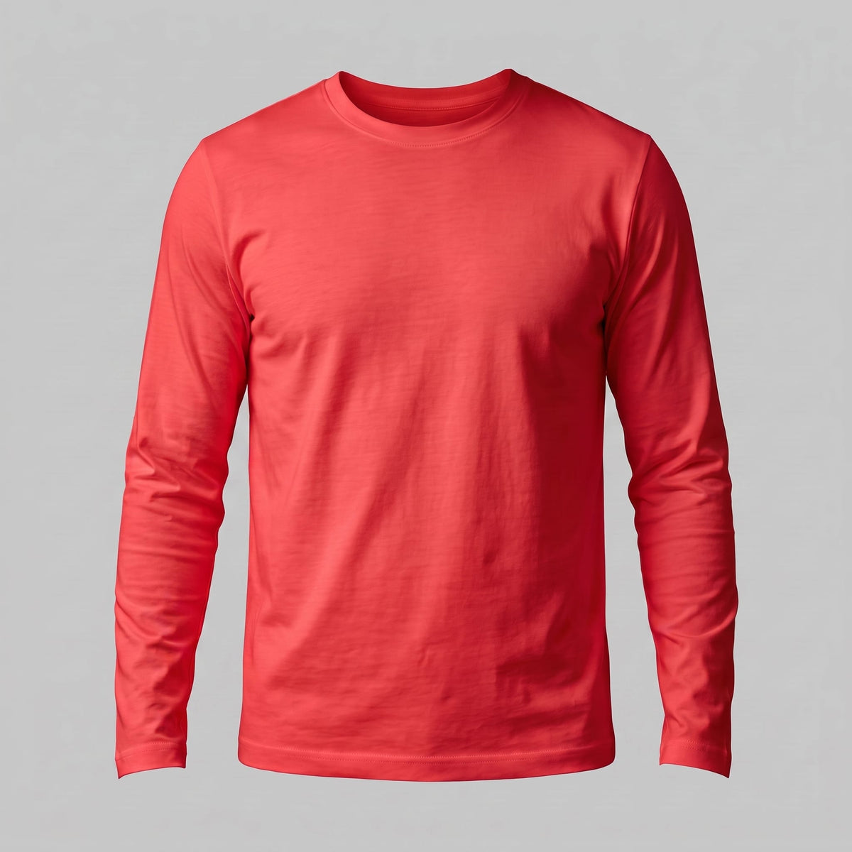 Herren Baumwollshirt Langarm mit Rundhalsausschnitt | Gilbert