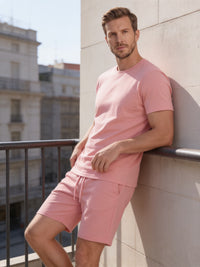 Herren Baumwollset mit Rundhalsshirt | Alois