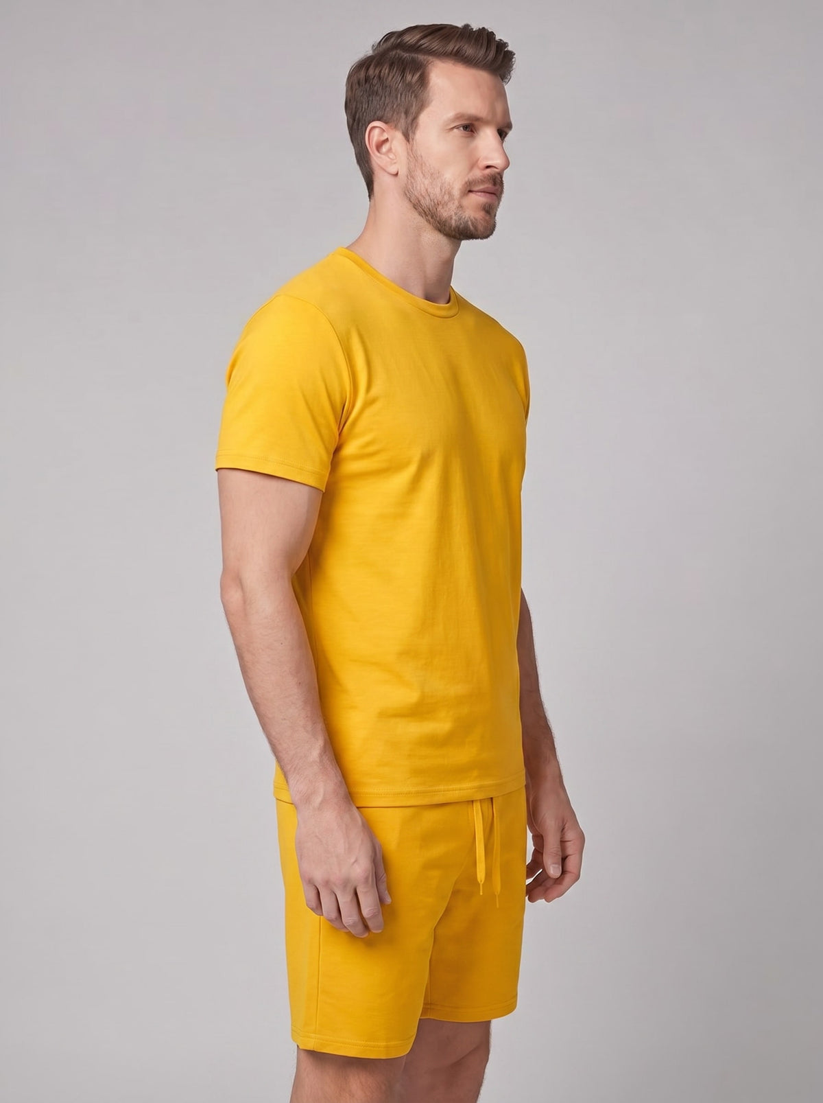 Herren Baumwollset mit Rundhalsshirt | Alois